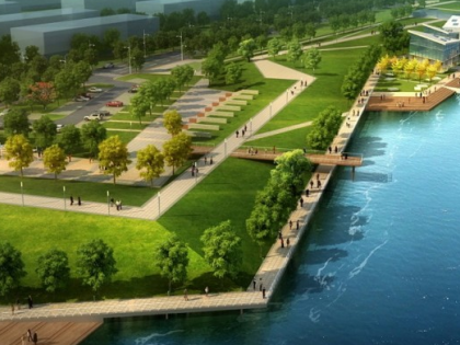 城市滨水开放空间景观的建设与保护