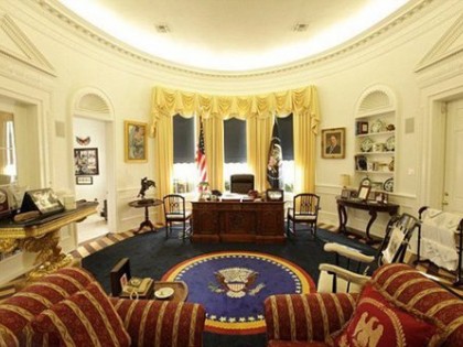 美国土豪仿建白宫总统室