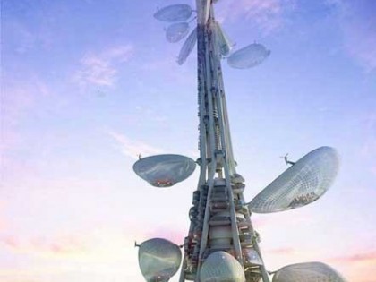 台中悬浮塔 永恒的反重力审美