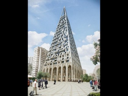 里伯斯金设计耶路撒冷“金字塔”