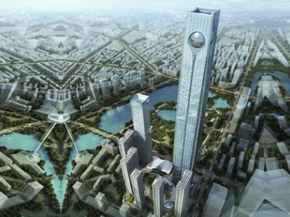 “东北最高楼”开浇超大底板