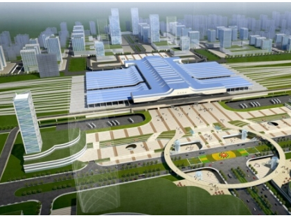 兰州西客站北广场年底投入使用