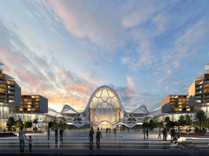 青岛百亿元世界级规模博览城奠基