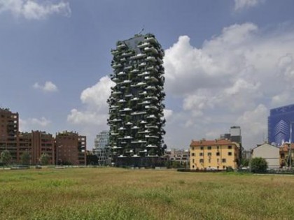 米兰将建世界上第一对绿色公寓