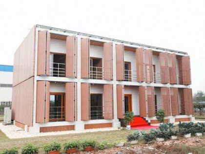 武汉建成首个模块化钢结构住宅