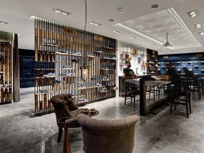 隈研吾在米兰设计鞋店