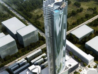 海南地标性建筑“海口中心”完美收宫